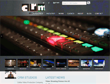 Tablet Screenshot of crmstudios.com